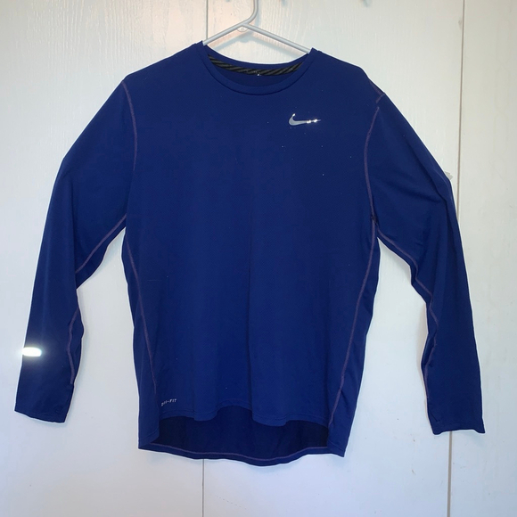 Nike Other - Men's Nike Dri-FIT Long Sleeve Shirt Size L Blue